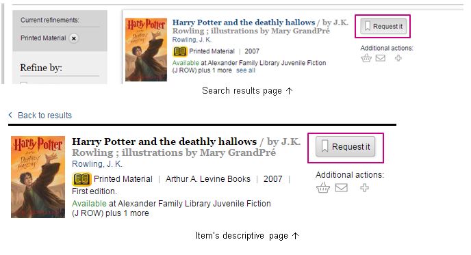 harry potter refined search